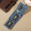 Billetera Nueva para Hombre 2025 Billetera Corta para Hombre Ranuras Múltiples para Tarjetas Color Puro Moda de Gama Alta Billetera Caliente