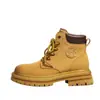 Botas Martin para Mujer 2026 Nuevo Estilo Británico Retro Versátiles Botas Amarillas de Suela Gruesa Botas de Senderismo de Moda con Suela Gruesa que Aumentan la Altura