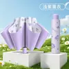 Venta al por mayor del fabricante, nuevo modelo 2026, paraguas manual impreso de alto valor para lluvia y sol, protección solar y protección UV