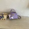 Bolsa Kelly de Couro de Crocodilo de Luxo para Mulheres, Novo Modelo 2026, Bolsa de Mão Pequena para Escritório, Bolsa de Ombro Transversal de Nicho de Luxo Leve