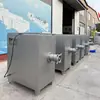 Picadora de carne congelada de alta velocidad trituradora de comida para mascotas picadora de carne vertical equipo para picar jengibre, cebolla y ajo