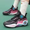 Zapatos de Baloncesto Antideslizantes Resistentes al Desgaste Todas las Estaciones Nuevo Colorido Estiloso Bloque de Color Zapatos Deportivos Ligeros Transpirables Zapatos para Hombre Zapatos para Correr en el Patio de Recreo