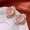 Brincos de prata com agulha fina e diamantes estilo vintage medieval, brincos estilo corte vintage, brincos de luxo leve de alta qualidade, atacado