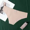 Tanga Sexy Sin Costuras de Seda Helada de Tiro Bajo Calientes Sexy Calzones Deportivos para Yoga para Mujer Ropa Interior Invisible para Mujer Comercio Exterior