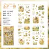 Nuevas Pegatinas de Diario de Plantas y Flores, Papel de Material Vintage, Pegatinas DIY para Niños, Paquetes de Pegatinas para Manualidades de Estudiantes al por Mayor