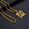Joias da moda europeia e americana Nova Amazon AliExpress ebay Diamante strass hip hop 100 pontos colar corrente de suéter