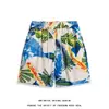 Shorts de Playa con Cordón Estilo Tailandés para Hombre Bañador Estilo Hawaiano Shorts de Estampado Completo para Hombres y Mujeres Jóvenes Shorts Deportivos Casuales