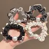 Diadema de Pelo Plisada con Volantes de Alta Gama Estilo Coreano 2026 Nueva Cuerda para Moño y Cola de Caballo para Mujer