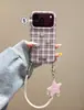 Estrellas de Cuadros con Pedrería para Funda de Teléfono iPhone 18 Pro Max Correa Apple 17 Simple 15 Creativo