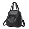 Bolso de Hombro Multifuncional de Moda Estilo Coreano, Bolso de Mano de Cuero Genuino para Mujer, Mochila Inspirada en Celebridades de Piel de Vaca de Primera Capa para Mujer