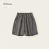 Ropa Infantil Yubao Pantalones Cortos de Verano Nuevos de Color Sólido con Bordado de Letras Pantalones Casuales Pantalones Cortos Pantalones Modernos para Niños