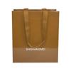 Bolsa de Mano Logotipo Impreso Personalizado Tienda de Lentes Tienda de Ropa Bolsa de Cartón Blanco Vino Tinto Cosméticos Bolsa de Regalo al por Mayor