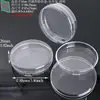 Caja Redonda de Plástico PS Caja Transparente para Empaque de Alimentos Caja de Regalo para Navidad y Día de San Valentín Chino Caja para Recuerdos de Boda Caja para Dulces