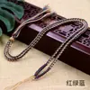 Corda Pendente para Contas Dzi de Xizang Corrente para Suéter Clavícula Corda para Pingente Cordão de Colar Corda Tecida Feita à Mão de Xizang Fio de Algodão Torcido à Mão