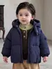 Conjunto de Invierno para Niños Estilo Coreano Ropa Cálida de Algodón Nueva para Niños Pantalones Largos Casuales con Felpa Conjunto de Tres Piezas Ropa de Invierno para Niños
