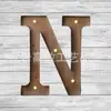 Lámpara LED Creativa con Alfabeto Inglés Iluminación KTV Luz Nocturna Lámpara Decorativa Suministros para Bodas Noche Festiva