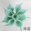 Simulación de una sola rama de PU mini cala flor falsa hogar boda decoración accesorios alto sentido simulación flor regalo