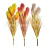 Plantas Verdes Simuladas, Buquês Coloridos de Capim-Cebola-dos-Pântanos, Decoração de Shopping Center, Adereços de Casamento, Fogos de Artifício Diurnos, Personalização de Capim-dos-Pântanos