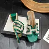 Sandalias de mujer de la marca H de moda con tacones gruesos, nuevo estilo verano 2024, diseño de punta abierta, perfectas para combinar con vestidos en verano