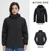 Chaqueta exterior para hombre y mujer tres en uno dos piezas otoño e invierno acolchada engrosada impermeable transpirable traje de esquí