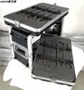 Caixa Receptora de Microfone 6U 21cm Maleta Flight Case ABS de 19 polegadas Caixa de Rack de Equipamentos Padrão Gabinete de Áudio