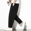 Nuevos pantalones deportivos casuales estilo chino, pantalones harén finos y transpirables de verano, pantalones holgados tipo linterna retro estilo chino, modernos