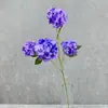 Ramo Artificial de Hortensias de 4 Cabezas para Decoración de Sala, Centros de Mesa de Boda, Tacto Realista, Múltiples Colores Disponibles, Arreglo de Flores Artificiales