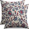 Fronha Floral Retrô Mais Vendida Transfronteiriça Almofada Creme Estilo Country Amazon Almofada Decorativa para Sofá de Casa Mesinha de Cabeceira
