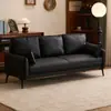 Sofá doble nórdico para apartamentos pequeños, casas de alquiler, áreas de descanso de oficinas, áreas de recepción, hecho de tela tecnológica