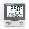 Medidor de temperatura y humedad digital Simar807 de alta definición y pantalla grande, de grado profesional.