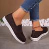 Comércio Exterior Tamanho Grande 2023 Novos Sapatos Femininos Sapatos Casuais Flats Sapatos de Pano Velho Pequim Sola Macia Respirável Moda