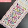 Pegatinas de diamantes acrílicos de cristal con gemas de dibujos animados para niños, decoración para niñas, pegatinas de recompensa para jardín de infantes, pegatinas de diamantes