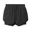 Pantalones cortos de running para hombre de venta caliente transfronterizos 2026, de doble capa dos en uno, secado rápido, transpirables, para entrenamiento de fitness, estilo europeo y americano