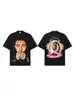 2026 Transfronterizo Primavera/Verano Mac Miller Nuevo Estilo Americano Cuello Redondo 300g Algodón Puro Hombro Caído Peso Pesado Manga Corta Camiseta Básica para Hombre