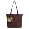 Bolso de Mano Grande de Textura para Estudiantes Viajeras para Mujer 2025 Otoño e Invierno Nuevo Bolso Tote de Hombro Casual Elegante de Nicho