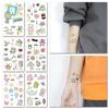Ruikalong Nueva Pegatina de Tatuaje Luminoso Transfronteriza Impermeable Dibujos Animados Tecnología Planeta Pegatina de Tatuaje para Niños