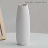 Shumen Blanco Escandinavo Creativo Simple Decorativo Jarrón de Flores Secas Hogar Moderno Mesa de Comedor Sala de Estar Arreglo Floral Adornos Utensilios para Flores