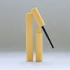 Em Estoque Tubo de Máscara 4,5ml, Líquido para Sobrancelhas, Sérum para Crescimento de Cílios, Frasco de Cola, Embalagem Cosmética Material Amarelo de Cabeça Única
