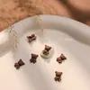 Ornamento de unha de urso de celebridade da internet flor laço fita pingente biscoitos de amor usar ornamentos atacado