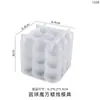 DIY Cubo Mágico Quadrado e Redondo Vela Decoração Cristal Resina Silicone Molde Atacado em Estoque Papoula