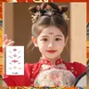 Día del Niño Decorativo Brillo Impermeable Larga Duración Tatuaje Antiguo para Cejas Pegatina Nuevo Estilo Dunhuang Niña Linda