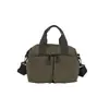 Bolso Cruzado de Gran Capacidad para el Trabajo, Viajes, Bolso Portátil de Almacenamiento, Bolso Tote Casual Versátil con Bloques de Color, Bolso de Hombro Multibolsillos
