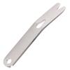 Herramienta de bolsillo EDC versión mini de bolsillo palanca de acero inoxidable raspador en forma de manivela Enrollador clavo llavero