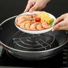 Rejilla para Huevos al Vapor Extra Gruesa 5.0 Acero Inoxidable Audaz Rejilla Pequeña para Vapor con Patas Rejilla Aislante para Arroz al Vapor A Prueba de Agua Rejilla Transfronteriza para Verduras al Vapor
