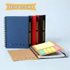 Conjunto de notas adesivas publicitárias personalizadas, de escritório transfronteiriço, destacáveis, formato especial, reutilizáveis, impressão