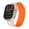 Adequado para Pulseira Magnética de Silicone para Apple Watch Appleiwatch 10ª Geração S9U Estilo Ferramenta de Pulseira de Laço Magnético