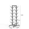 Suporte de Exibição Gatling, Suporte de Espada, Porta-Espada, Rack de Armazenamento de Chão, Rack de Exibição Horizontal com Múltiplos Furos