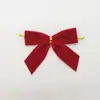 Cinta de Terciopelo Personalizada de 2.5cm con Lazo, Atmósfera Navideña, Decoración DIY para Árbol de Navidad, Accesorios Festivos de Recuerdo