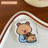 Tengyi original lindo caricatura pequeño capibara broche acrílico niña bolso ropa pin decorativo insignia venta al por mayor