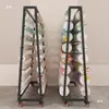 Estante de Exhibición de Telas, Estante para Transmisión en Vivo de Seda Xiangyun, Telas Textiles, Cuero, Estante de Muestras de Manteles, Móvil